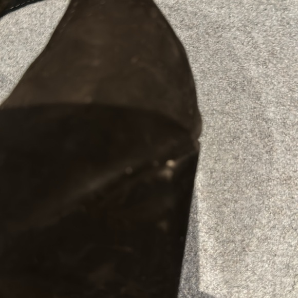 AUTHENTIC Reiss platform black suede sandals, size 38 (8) - Picture 6 of 6